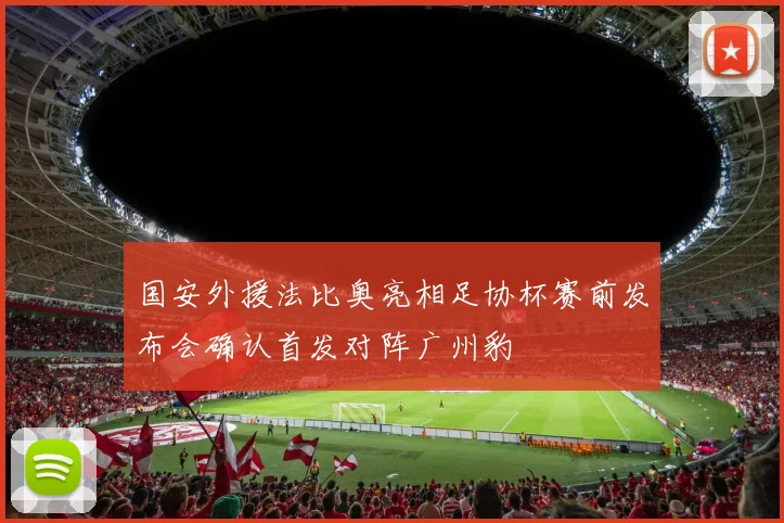 国安外援法比奥亮相足协杯赛前发布会确认首发对阵广州豹